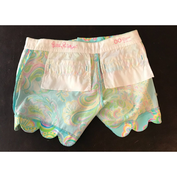 Lilly Pulitzer Shorely Blue Double Trouble Buttercup Shorts - Picture 6 of 12